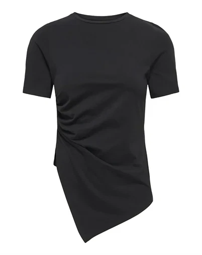 Only - ONLLise Ruching Top - Black